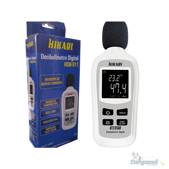 Mini Decibelímetro Digital HDB-911